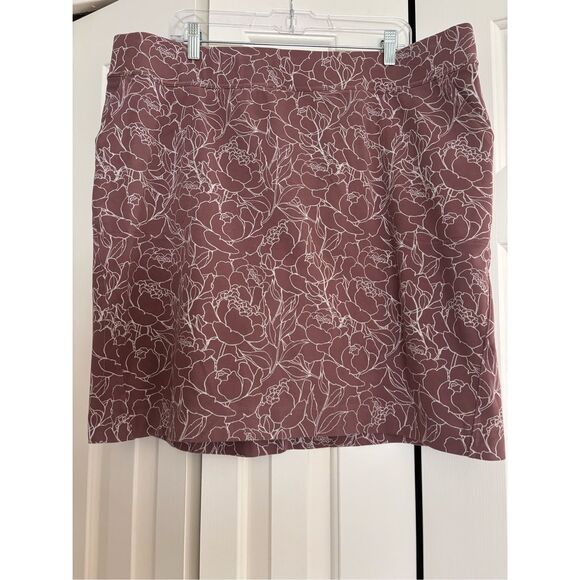 Duluth Trading Floral Print Skort - Picture 1 of 7